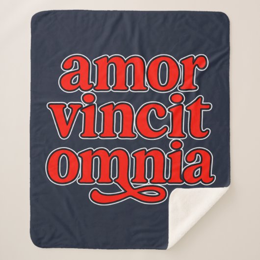 Amor vincit omnia シェルパブランケット (正面)