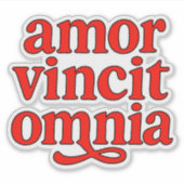 Amor vincit omnia シール (正面)