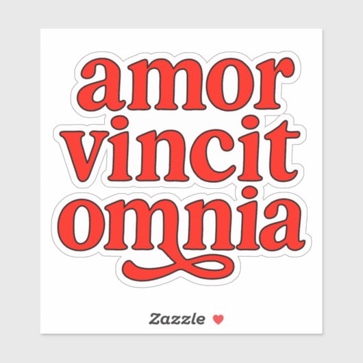 Amor vincit omnia シール (シート)