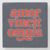 Amor vincit omnia ストーンコースター (正面)