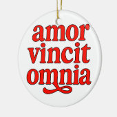 Amor vincit omnia セラミックオーナメント (左)