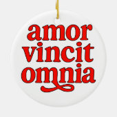 Amor vincit omnia セラミックオーナメント (裏面)