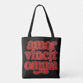 Amor vincit omnia トートバッグ