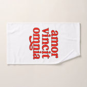 Amor vincit omnia ハンドタオル (ハンドタオル)