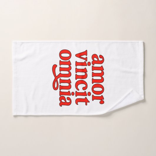 Amor vincit omnia ハンドタオル (ハンドタオル)