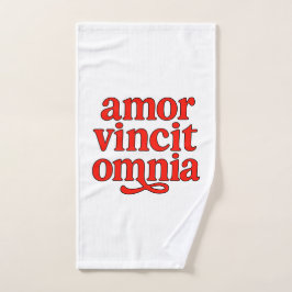 Amor vincit omnia ハンドタオル