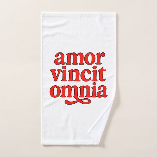 Amor vincit omnia ハンドタオル (ハンドタオル)