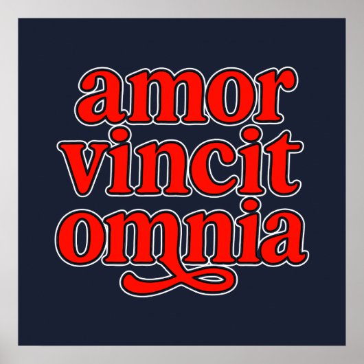 Amor vincit omnia ポスター (正面)