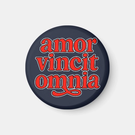 Amor vincit omnia マグネット (正面)