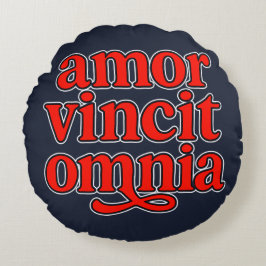 Amor vincit omnia ラウンドクッション