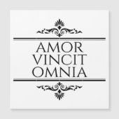Amor Vincit Omnia Love Combers All Latin Phrases (正面)