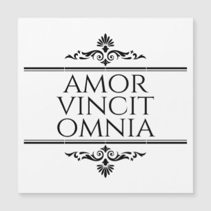 Amor Vincit Omnia Love Combers All Latin Phrases