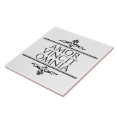 Amor Vincit Omnia Love Combers All Latin Phrases タイル (側面)