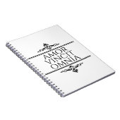 Amor Vincit Omnia Love Combers All Latin Phrases ノートブック (右側)