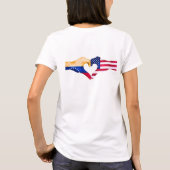 Amor y Unión Venezuela & USA Tシャツ (裏面)