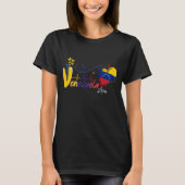 Amor y Unión Venezuela & USA Tシャツ (正面)