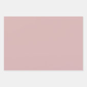 AMOREかわいい水カラーハートバレンタインデー ラッピングペーパーシート (正面3)