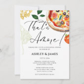 Amoreイタリアンであるピザリハカジュアルーサルディナー 招待状 (正面)