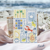 Amoreイタリアン Hand Drawn'sのレモンブルー結婚 招待状