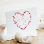 AMOREリトルスウィートバレンタインデイベビーシャワー サンキューカード