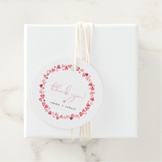 AMOREリトルスウィートバレンタインデイベビーシャワー フェイバータグ (インサイチュ)