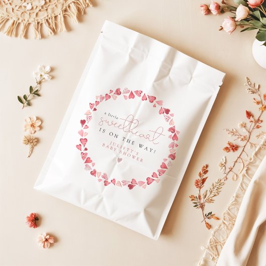 AMOREリトルスウィートバレンタインデイベビーシャワー フェイバーバッグ