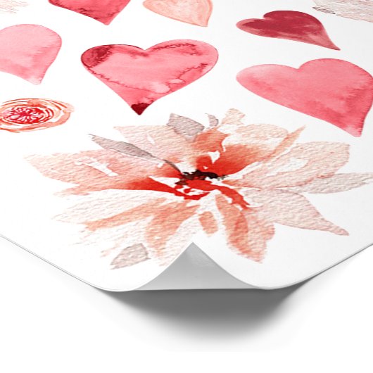 AMOREリトルスウィートバレンタインデーベビーへようこそ ポスター (角)