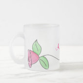 AMORE フロストグラスマグカップ (左)