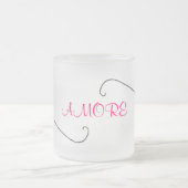 AMORE フロストグラスマグカップ (中央)