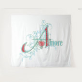 AMORE - 愛 - タペストリー (正面(横))