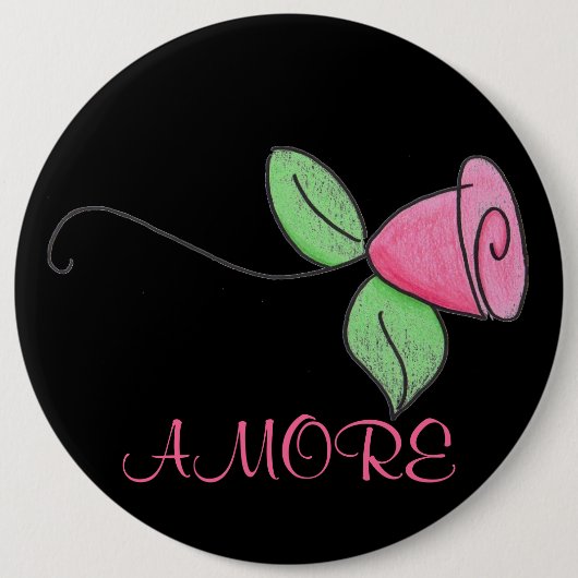 AMORE 缶バッジ (正面)
