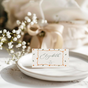 Amore & Aranci スイートシトラスの結婚式 プレイスカード