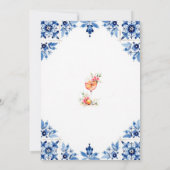 Amore Italian Lemon Floral Brunch Bridal Shower  招待状 (裏面)