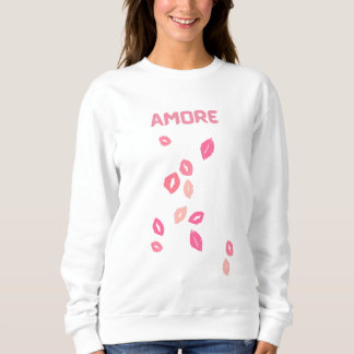 Amore Lip Print Sweatshirt スウェットシャツ