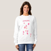 Amore Lip Print Sweatshirt スウェットシャツ (正面フル)