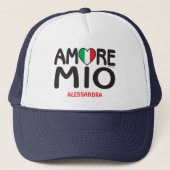 AMORE MIOトラックパーソナライズされたカーハット キャップ (正面)