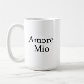 Amore Mio Chic ベビーシャワーの思い出 コーヒーマグカップ (左)