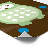 Amore Owls Pop Art Print 11 x 14 ポスター (角)