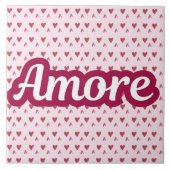 Amore Typography Design – Valentine’s Day Gift タイル (正面)