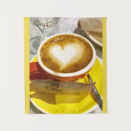 Amoreccino Iのハートのイタリアンなコーヒータペストリー タペストリー