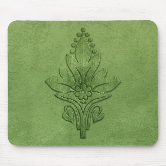Amoroso: 緑の老化させた羊皮紙 マウスパッド (正面)