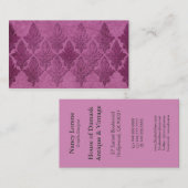 Amoroso: 老化させた羊皮紙はの上がりました 名刺 (正面/裏面)