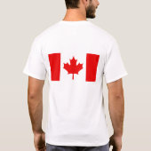AMOSケベックカナダ日のTシャツ Tシャツ (裏面)