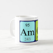 Amos定期テーブル名mag コーヒーマグカップ (正面左)