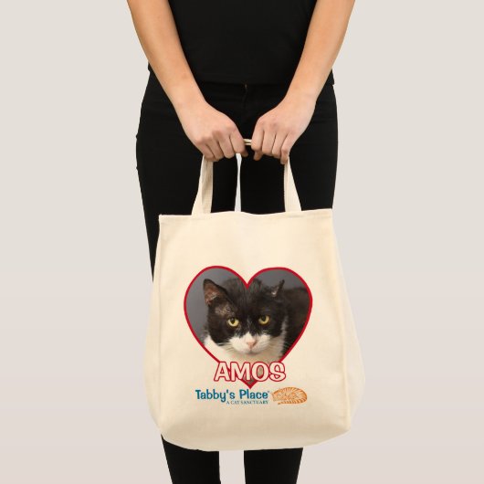 Amos -綿の食料雑貨のトートバック トートバッグ (正面(商品))