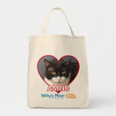 Amos -綿の食料雑貨のトートバック トートバッグ (正面)