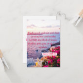 Amos 5:14 KJV Bible Verse Pic Flat Greeting Card カード (正面/裏面インサイチュ)