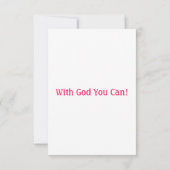 Amos 5:14 KJV Bible Verse Pic Flat Greeting Card カード (裏面)