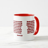 Amos 5:8 KJVバイブルVerse Two-Tone マグカップ (正面右)