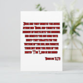 Amos 5:8 KJV聖書の聖句の挨拶 カード (スタンド正面)
